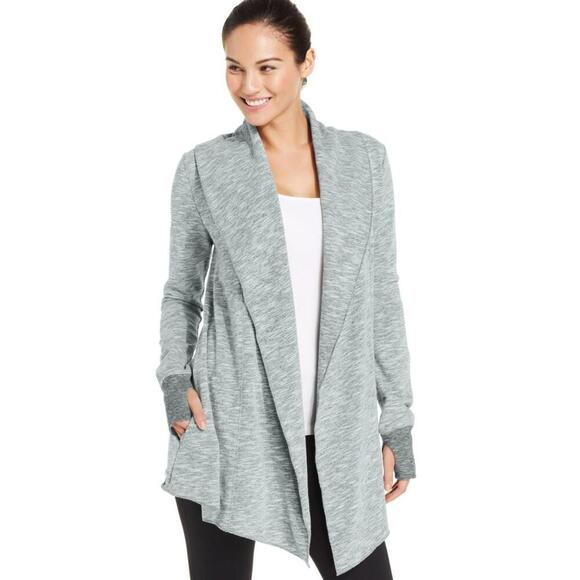 Ideology Tops - Ideology Womens Slub Knit Shawl Top Size 2XL